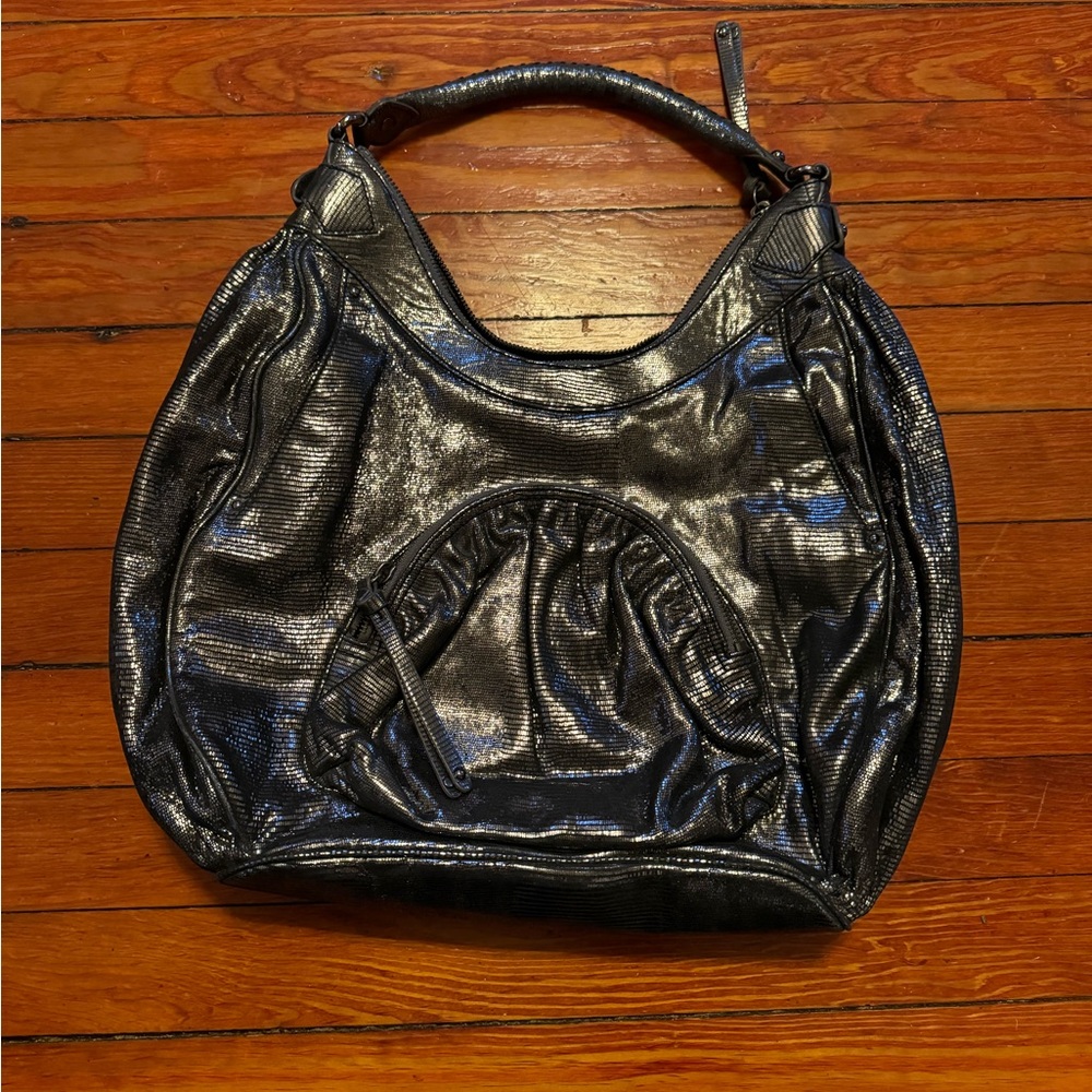 Botkier silver shimmer bag